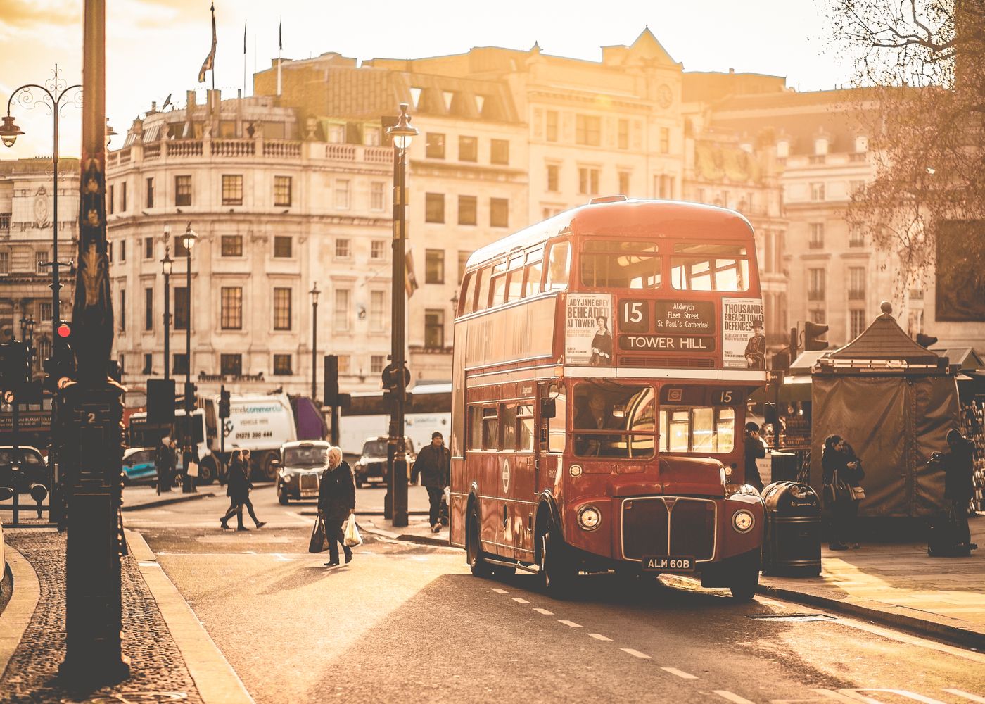 Double Decker Sunset - London