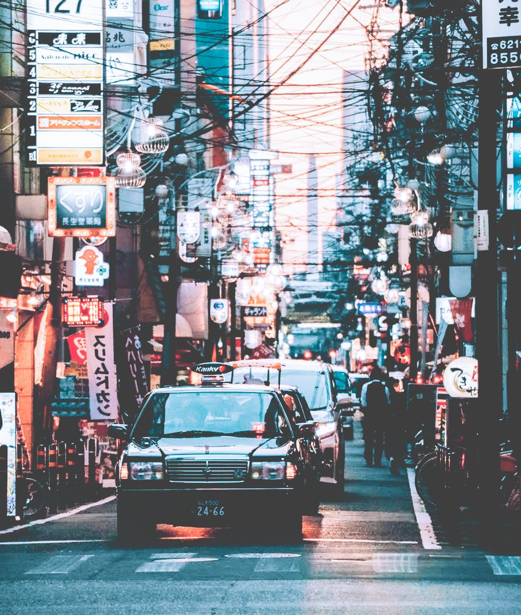 Taxi Street - Osaka