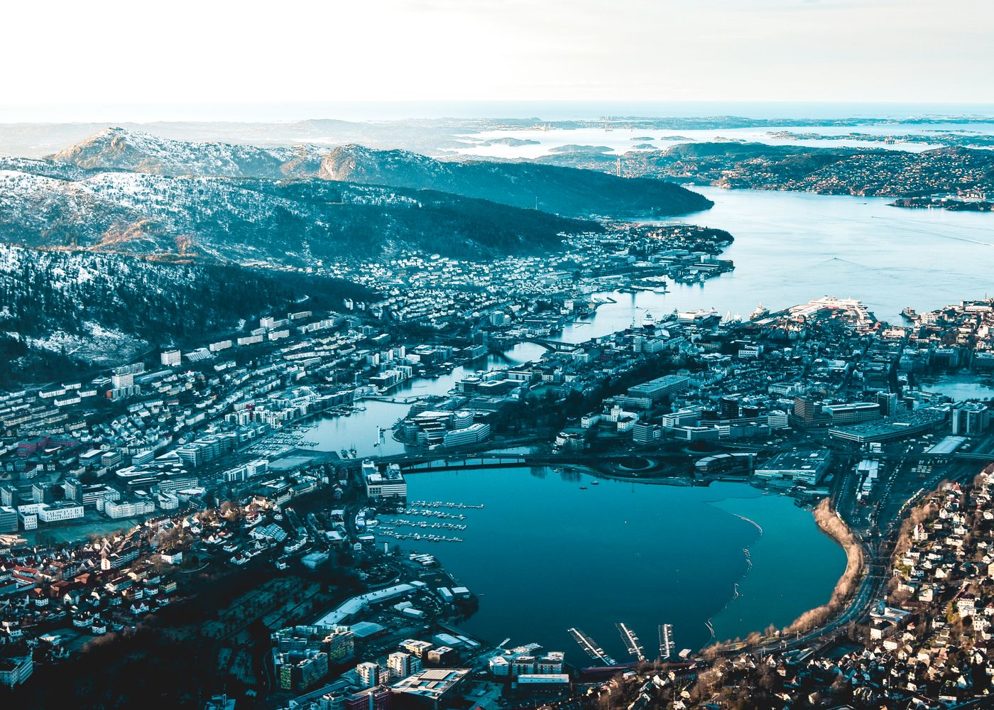 View from Mountain - Bergen