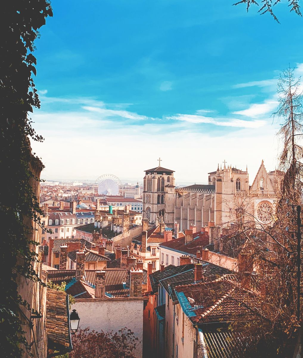 View Over Rooftops - Lyon